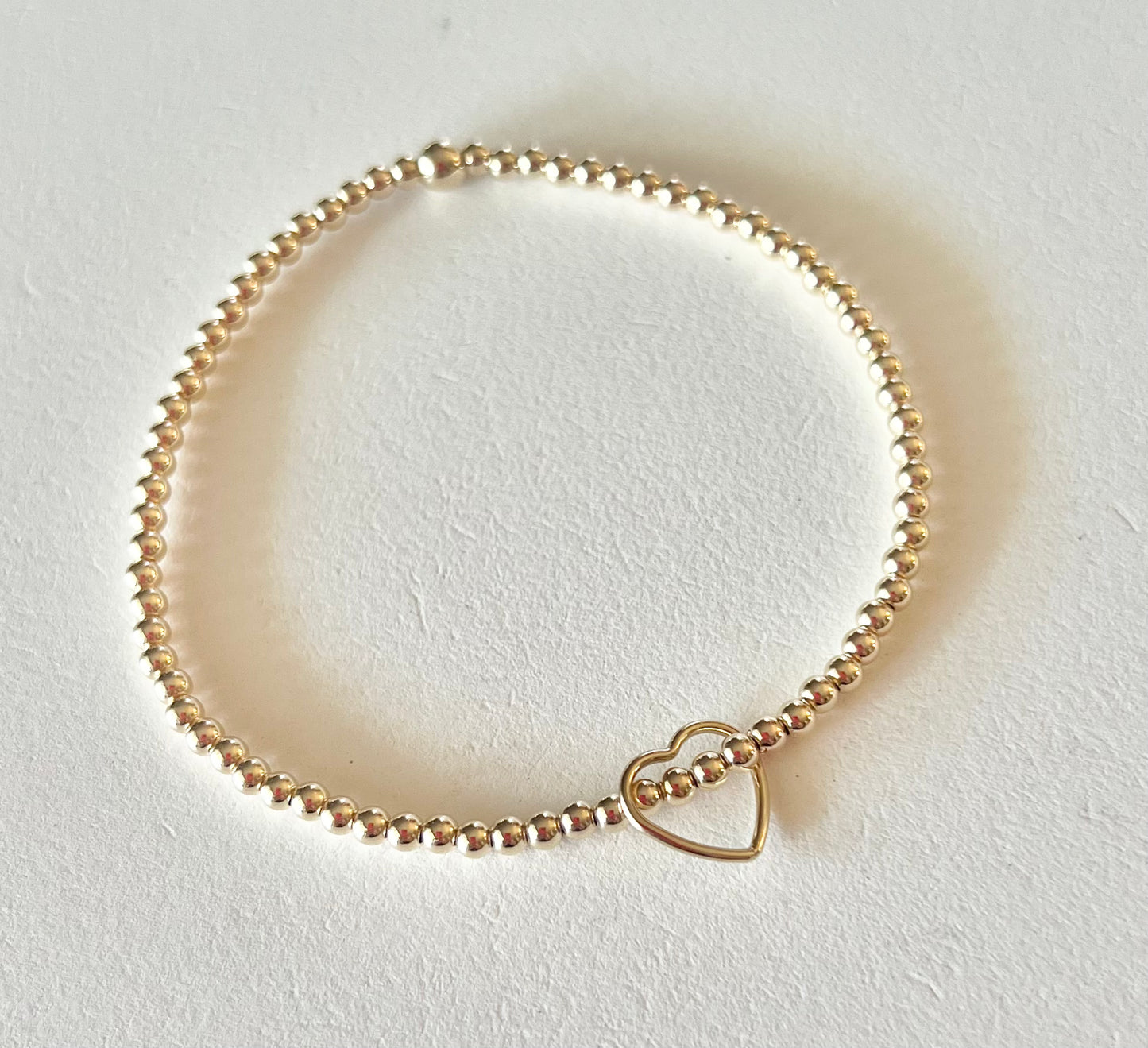 Floating Heart Bracelet