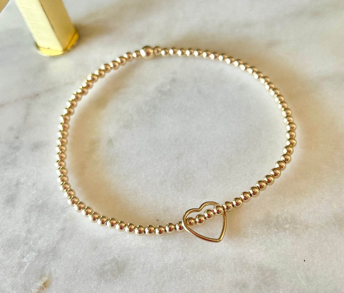 Floating Heart Bracelet