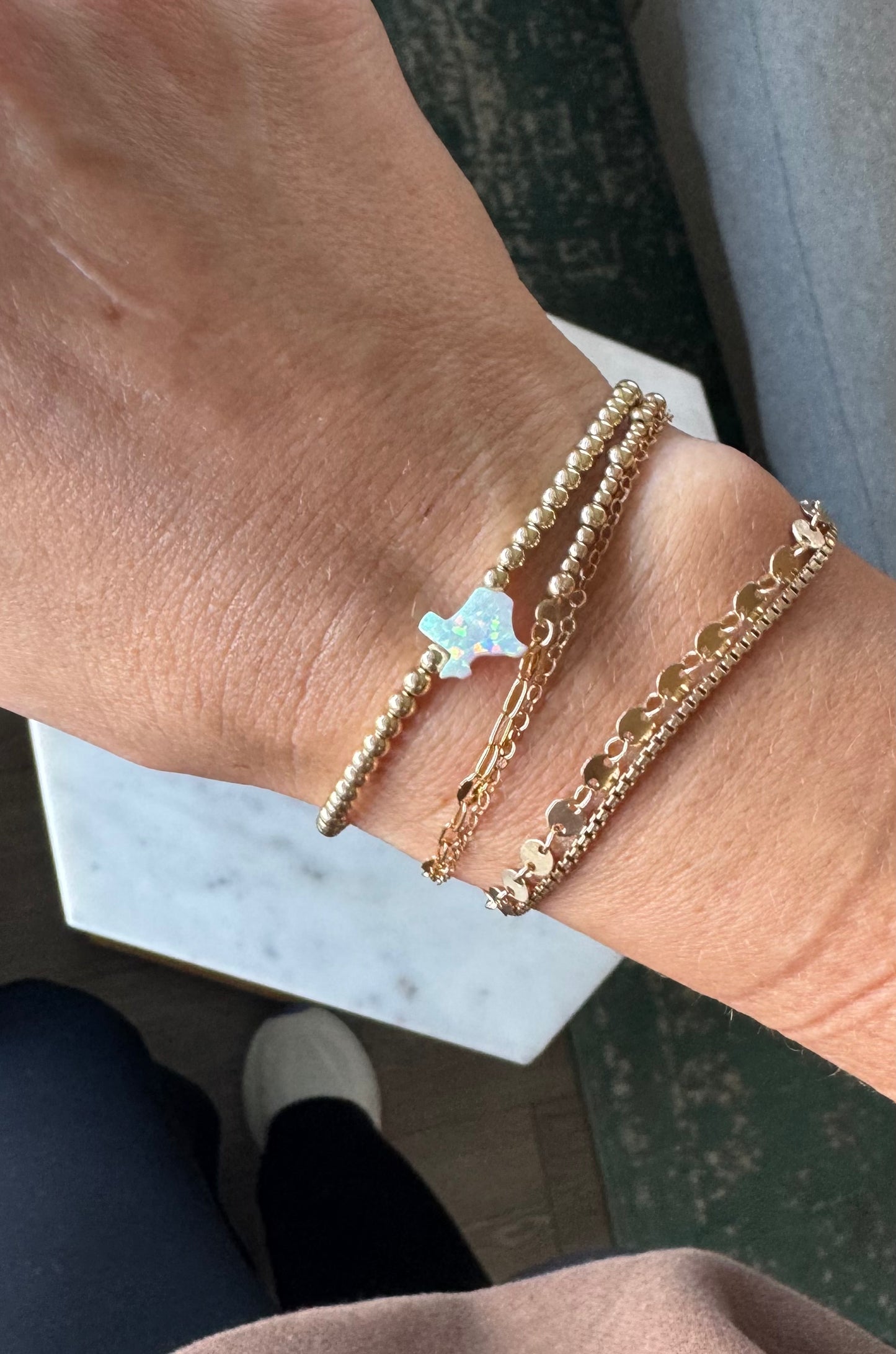 Texas opal bracelet