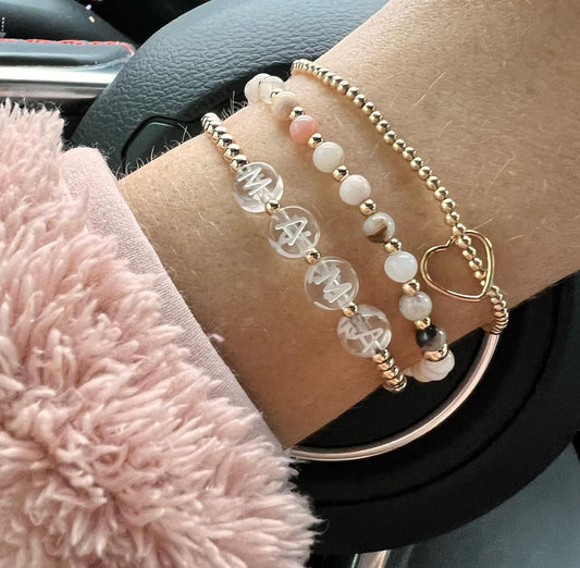 The Mama Bracelet In Clear